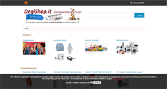 Desktop Screenshot of degishop.it