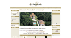 Desktop Screenshot of fattoriabini.degishop.it