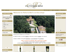 Tablet Screenshot of fattoriabini.degishop.it